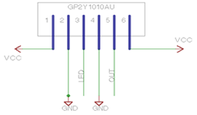 夏普粉塵傳感器GP2Y1010AU0F參考程序