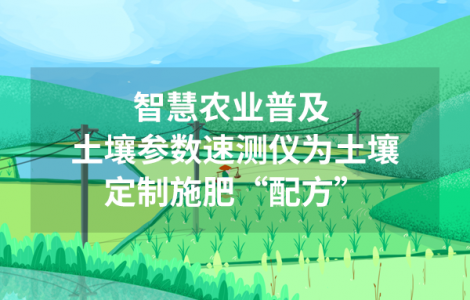 智慧農(nóng)業(yè)普及 土壤參數(shù)速測儀為土壤定制施肥“配方”