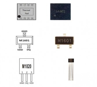 M601 M1601 M1820 ±0.1°C精度、16bitADC、超低功耗、1-wire接口 數(shù)字高精度溫度傳感芯片