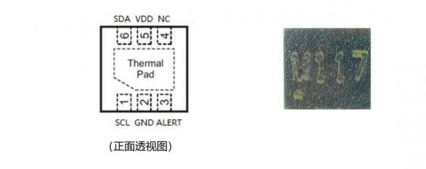 數(shù)字溫度傳感芯片M117B ±0.5℃精度、16bitADC、超低功耗、I2C 接口