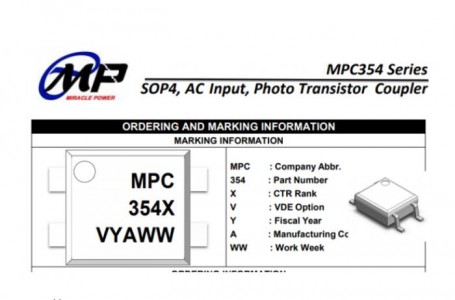 臺灣美祿丨光電耦合器MPC354的參數(shù)大全