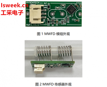 通過(guò)高頻電容檢測(cè)芯片測(cè)量管內(nèi)液體介電常數(shù)變化的水流氣泡探測(cè)器